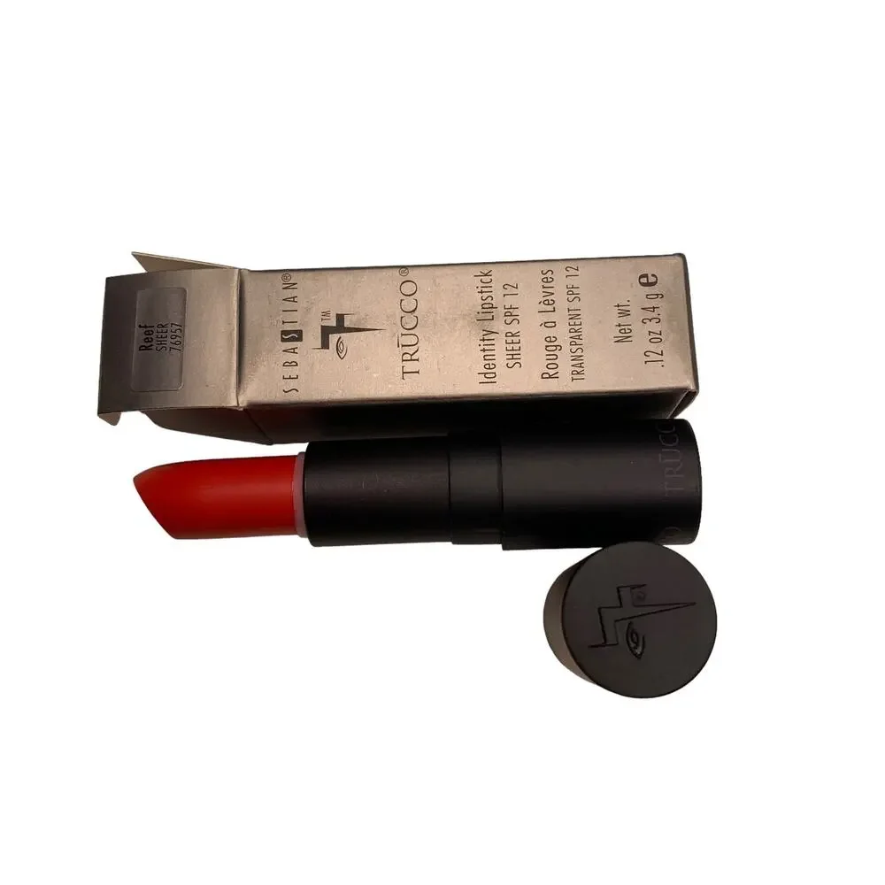Sebastian Trucco Identity Lipstick Sheer SPF 12 NIB NOS Reef Sheer 76957